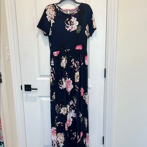 Pink Blush Maternity Dress